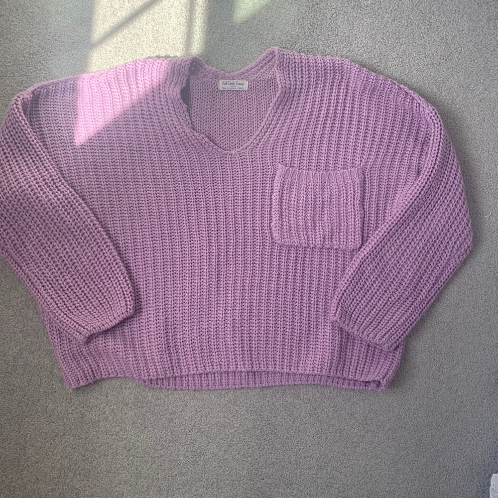 Cropped sweater